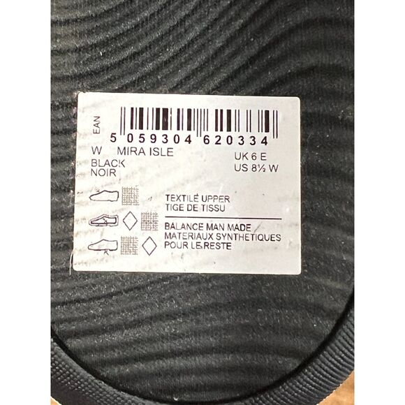 Clarks Cloudsteppers Black Mira Isle Slide On Sandals Size 8.5 Wide - Picture 5 of 6